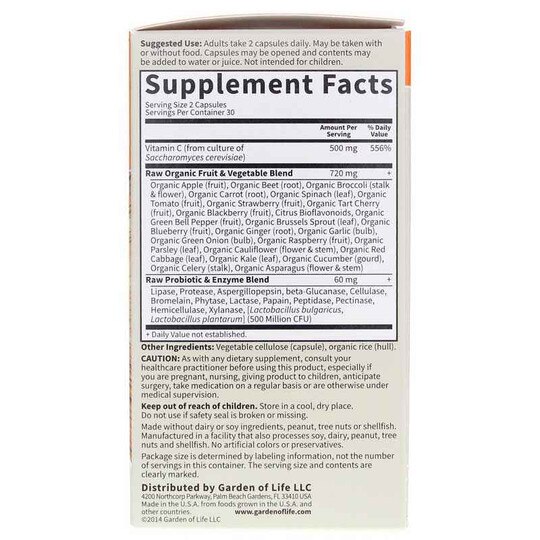 Vitamin Code Raw Vitamin C 500 Mg, GOL